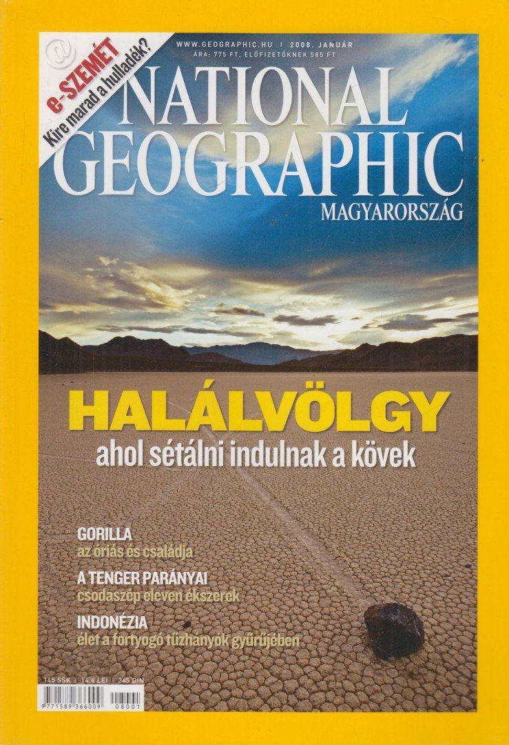 SCHLOSSER TAMÁS - National Geographic Magyarország 2008. január [antikvár]