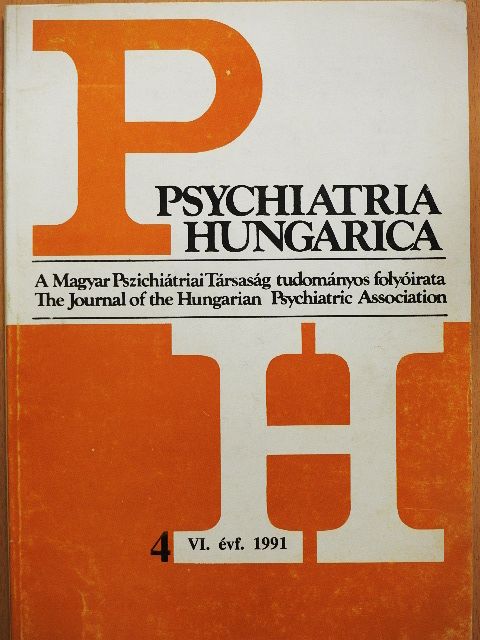 Dr. Pisztora Ferenc - Psychiatria Hungarica 1991/4 [antikvár]