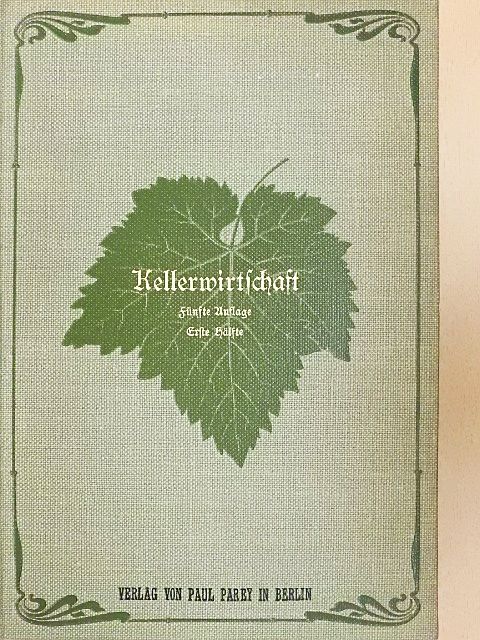 A. Frhr. von Babo - Handbuch des Weinbaues und der Kellerwirthschaft II/1. (gótbetűs) [antikvár]
