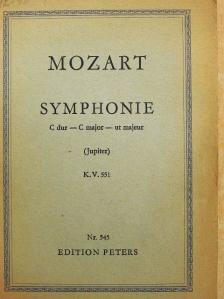 Wolfgang Amadeus Mozart - Symphonie C dur [antikvár]