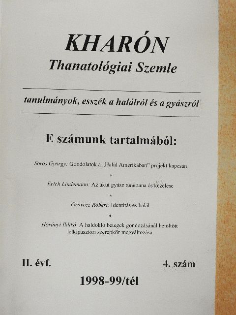 Angela Körner-Armbruster - Kharón 1998-99/tél [antikvár]