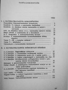 Cser Andor - Szemelvénygyűjtemény a matematika tanításához [antikvár]