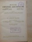 Dr. Hasskó Sándor - Magyar Orvosi Archivum 1931. XXXII. kötet [antikvár]