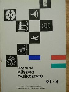 Francia műszaki tájékoztató 1991/4. [antikvár]