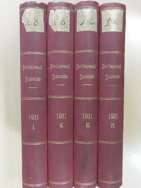 Balla Ignácz - Budapesti Szemle 1911. I-IV. [antikvár]
