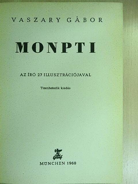 Vaszary Gábor - Monpti [antikvár]