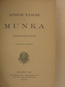 Kóbor Tamás - Munka [antikvár]