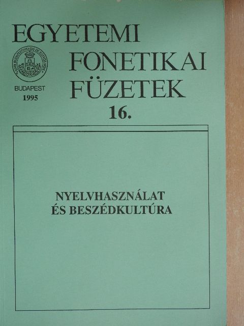 Ady Endre - Nyelvhasználat és beszédkultúra [antikvár]