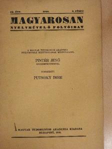 Balassa József - Magyarosan 1940/3. [antikvár]