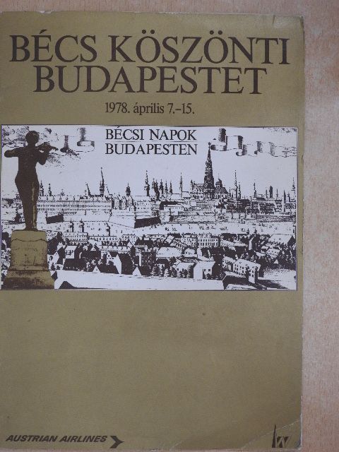 Bécs köszönti Budapestet [antikvár]