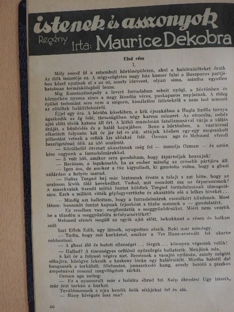 Fodor László - Egyedi válogatás a Szinházi Élet-ben megjelent folytatásos regényekből (Egyedi gyűjtemény) [antikvár]