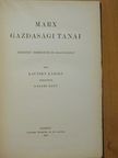 Karl Marx - Marx gazdasági tanai [antikvár]