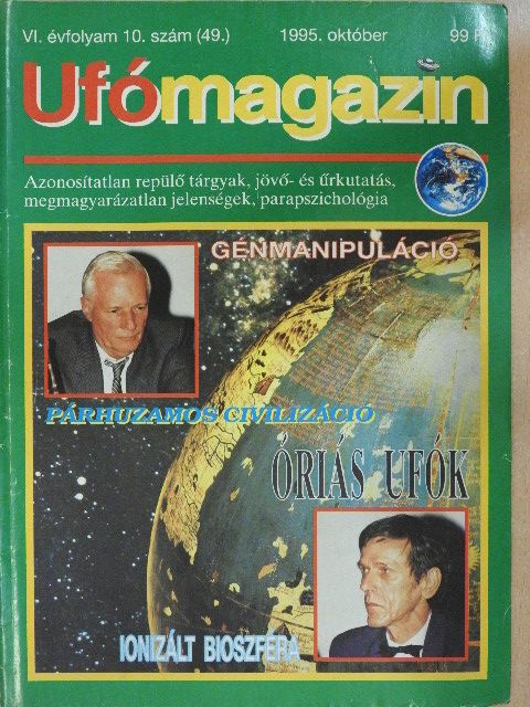 Dr. Szilágyi Mária - Ufómagazin 1995. október [antikvár]