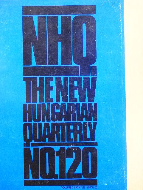 Fülöp Mihály - The New Hungarian Quarterly Winter 1990 [antikvár]
