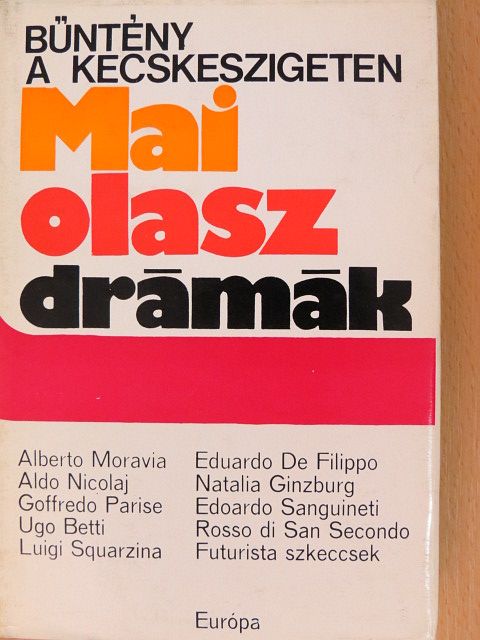 Alberto Moravia - Bűntény a Kecskeszigeten [antikvár]