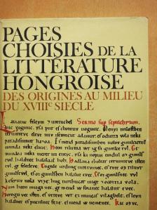 Anne-Marie de Backer - Pages Choisies de la Littérature Hongroise [antikvár]