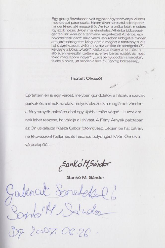 Sankó M. Sándor - Rimbatár (dedikált) [antikvár]