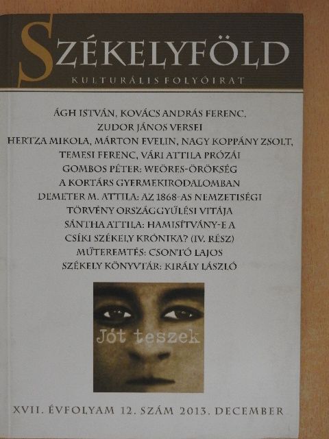(Vécsi Nagy Zoltán - Székelyföld 2013. december [antikvár]