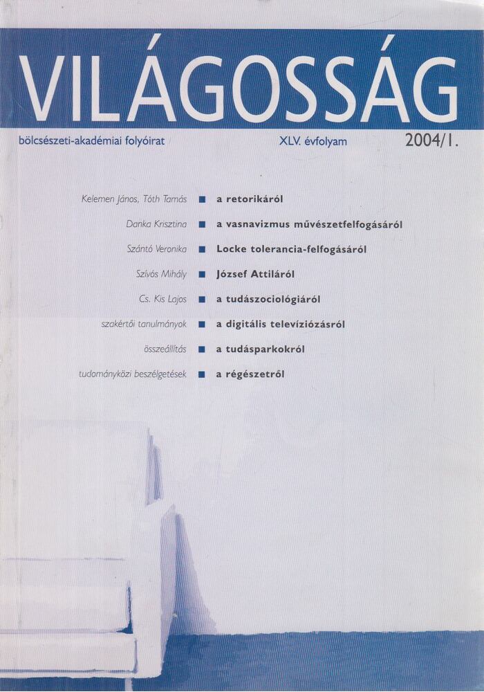 Fábri György (szerk.) - Világosság 2004/1. [antikvár]