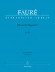 FAURÉ - MESSE DE REQUIEM OP.48 KLAVIERAUSZUG URTEXT (MARTIN FOCKE)