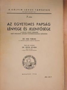 Bogdán Gyula - Az egyetemes papság lényege és jelentősége [antikvár]