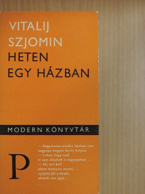 Vitalij Szjomin - Heten egy házban [antikvár]