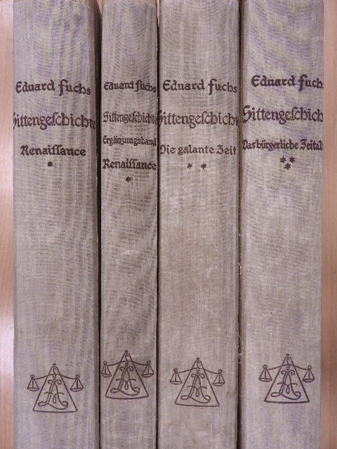 Eduard Fuchs - Illustrierte Sittengeschichte vom Mittelalter bis zur Gegenwart I-III./Renaissance Ergänzungsband [antikvár]