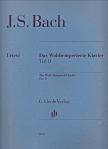 J. S. Bach - DAS WOHLTEMPERIERTE KLAVIER TEIL II URTEXT (YO TOMITA), OHNE FINGERSATZ