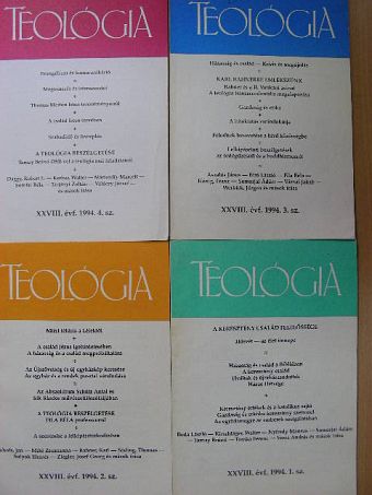 Aszalós János - Teológia 1994/1-4. [antikvár]