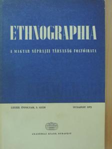 Benda Kálmán - Ethnographia 1971/3. [antikvár]
