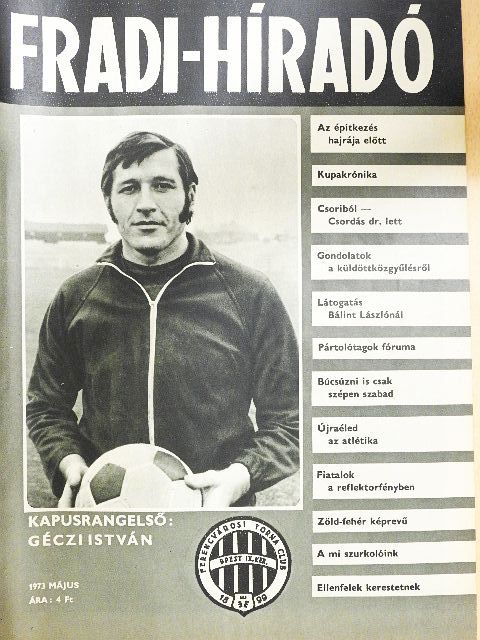 Bocsák Miklós - Fradi-híradó 1973. május [antikvár]