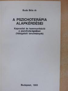 Buda Béla - A pszichoterápia alapkérdései [antikvár]