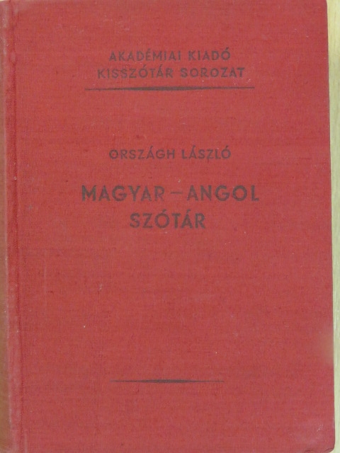 Országh László - Magyar-angol szótár [antikvár]