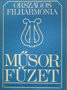 Országos Filharmónia Műsorfüzet 1990/11. [antikvár]