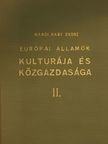 Mándi Nagy Endre - Európai államok kultúrája és közgazdasága II. [antikvár]