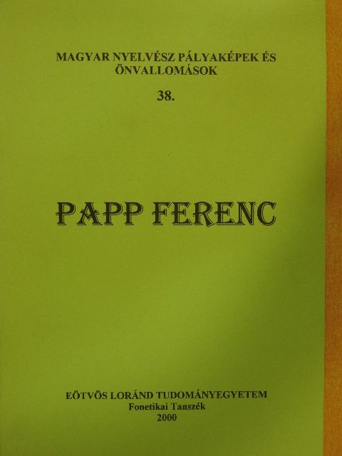 Papp Ferenc [antikvár]