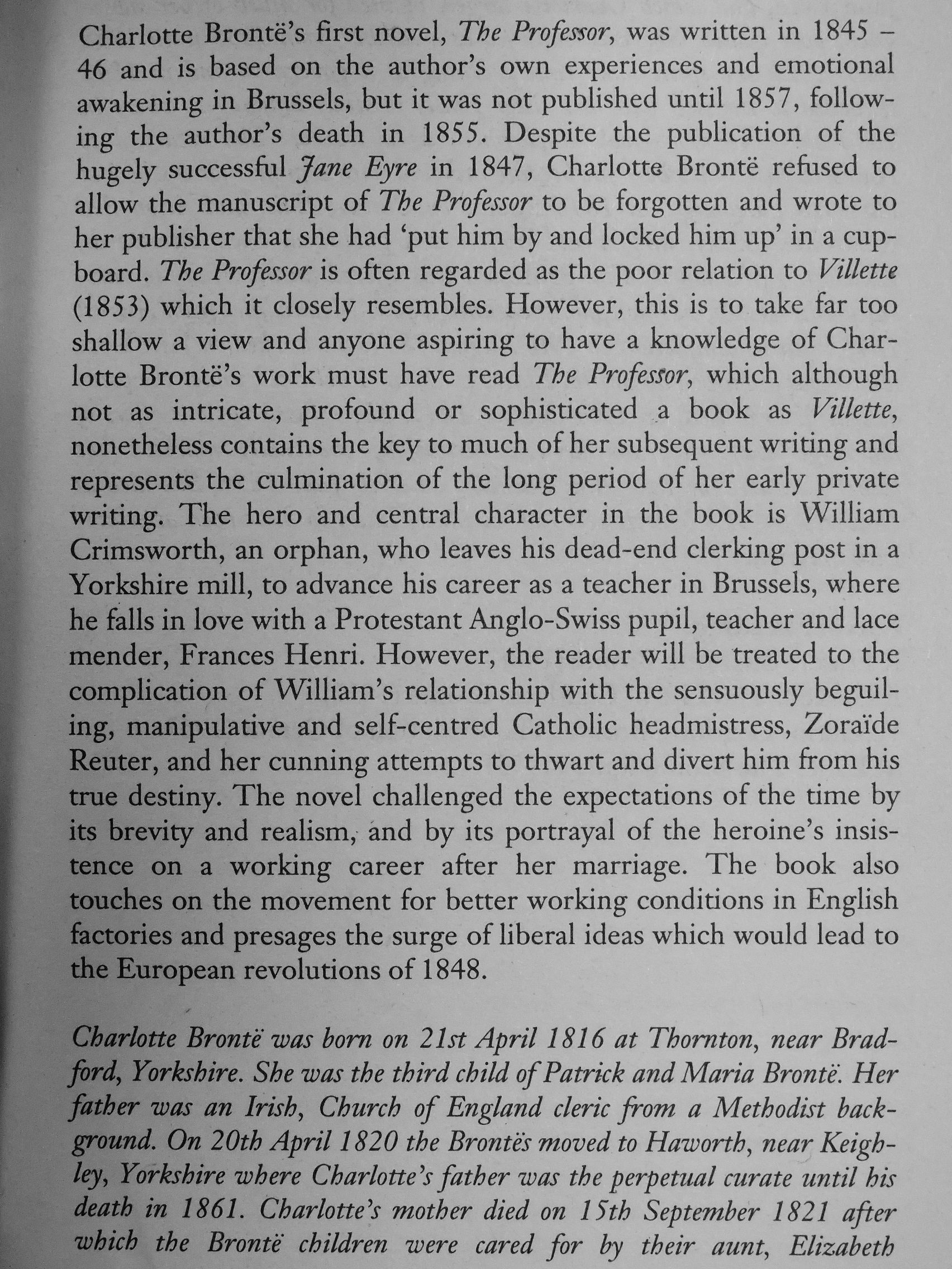 Charlotte Brontë - The Professor/Emma [antikvár]