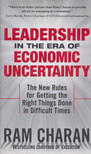 Ram Charan - Leadership in the Era of Economic Uncertainty [antikvár]