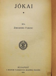 Zsigmond Ferenc - Jókai [antikvár]