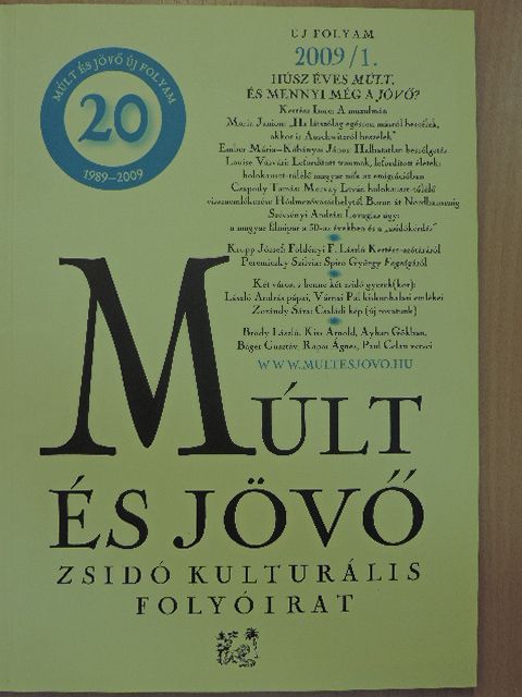 Bródy László - Múlt és Jövő 2009/1. [antikvár]
