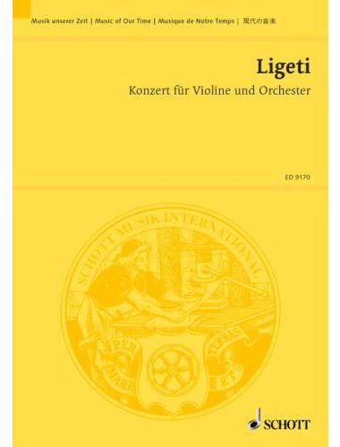 Ligeti György - KONZERT FÜR VIOLINE UND ORCHESTER (1990/92) STUDIENPARTITUR