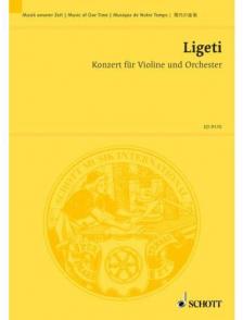 Ligeti György - KONZERT FÜR VIOLINE UND ORCHESTER (1990/92) STUDIENPARTITUR