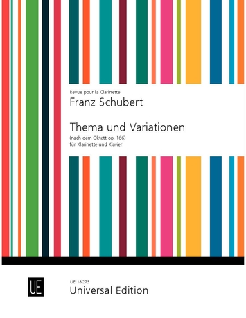 Franz Schubert - THEMA UND VARIATIONEN (NACH DEM OKTETT OP.166) FÜR KLARINETTE UND KLAVIER