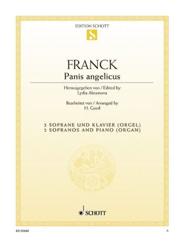 Franck - PANIS ANGELICUS FOR 2 SOPRANOS AND PIANO (ORGAN)
