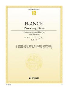 Franck - PANIS ANGELICUS FOR 2 SOPRANOS AND PIANO (ORGAN)