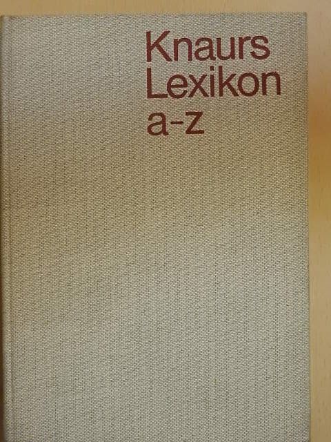 Knaurs Lexikon A-Z [antikvár]
