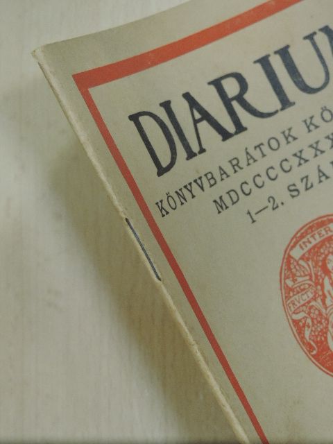 Gyallay Domokos - Diarium 1933/1-8. [antikvár]