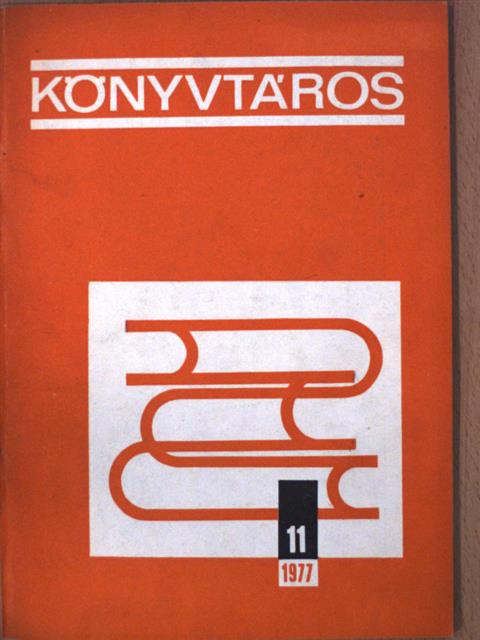 Albert Gábor - Könyvtáros 1977. november [antikvár]