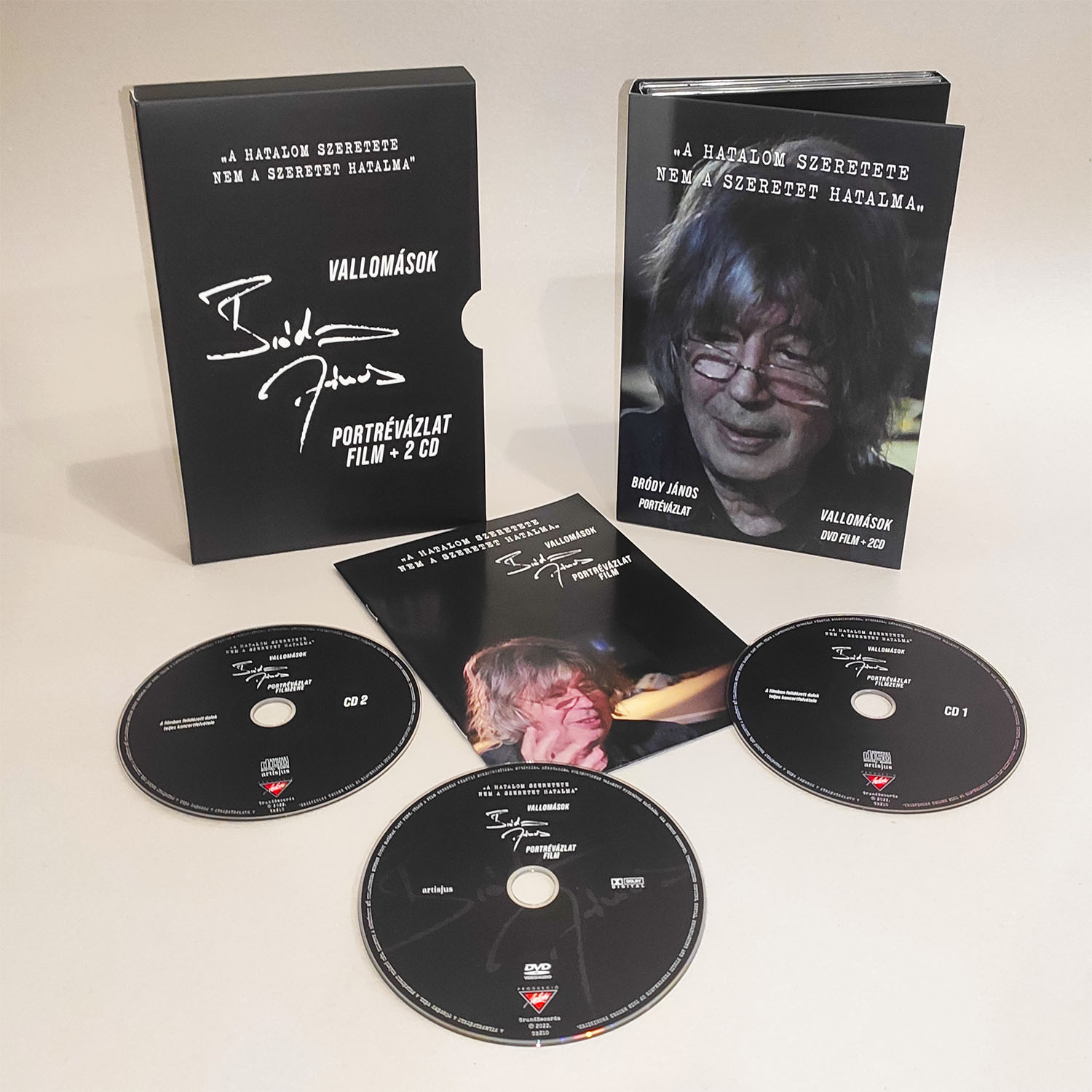Bródy János - VALLOMÁSOK - PORTRÉVÁZLAT DVD+2CD - BRÓDY JÁNOS