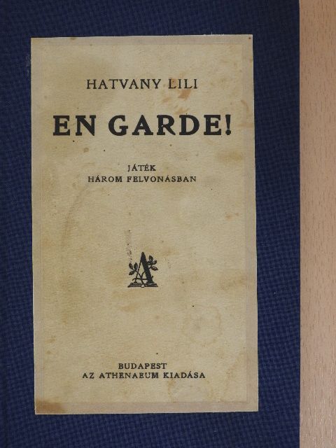Hatvany Lili - En garde! [antikvár]